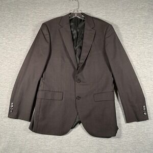 Hugo Boss Selection Suit Jacket Mens 38R Brown Wool 2 Button Blazer Notch Lapel